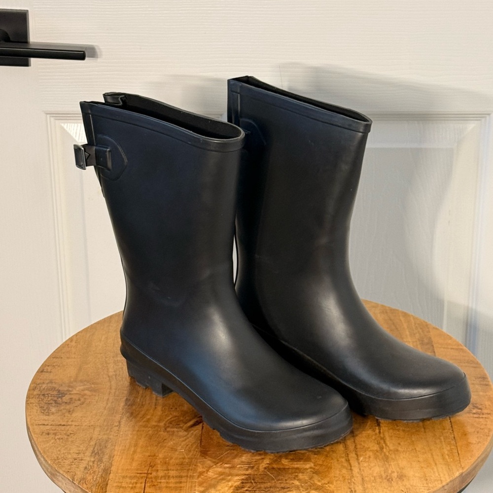 a new day Black Women's Winter Rain Boots